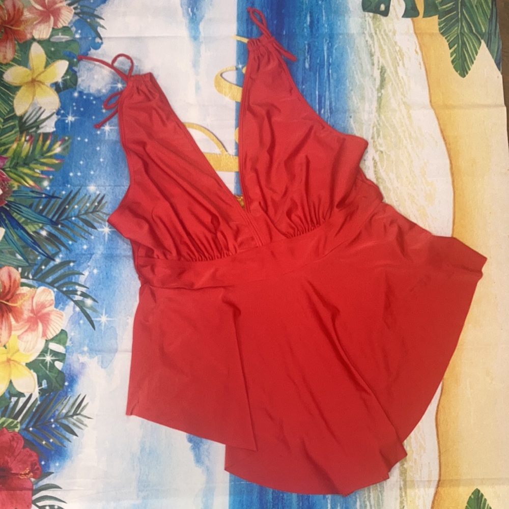 🎉10 for 10🎉Red One Piece Swimsuit     Size 3XL
